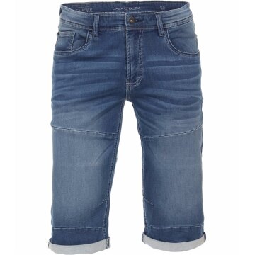 CASAMODA Herren Bermuda-Jeans-Shorts 3/4 Regular Fit Blau