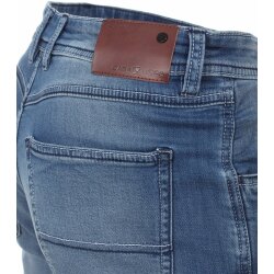 CASAMODA Herren Bermuda-Jeans-Shorts 3/4 Regular Fit Blau