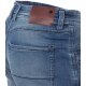 CASAMODA Herren Bermuda-Jeans-Shorts 3/4 Regular Fit Blau