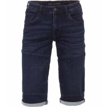 CASAMODA Herren Bermuda-Jeans-Shorts 3/4 Regular Fit Dunkelblau