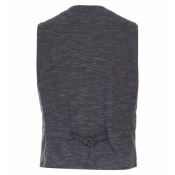 VENTI Herren Weste City V-Ausschnitt Casual Blau meliert