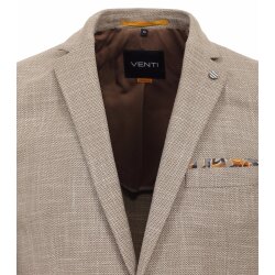 VENTI Herren Sakko City Revers Casual Beige meliert