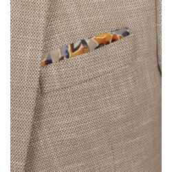 VENTI Herren Sakko City Revers Casual Beige meliert