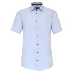 VENTI Herren Businesshemd Kurzarm Kent Modern-Fit Hellblau