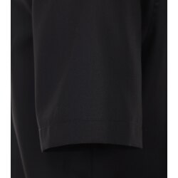 VENTI Herren Businesshemd Kurzarm Kent Modern-Fit Schwarz