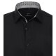 VENTI Herren Businesshemd Kurzarm Kent Modern-Fit Schwarz
