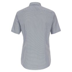 VENTI Herren Businesshemd Kurzarm Kent Modern-Fit Blau...
