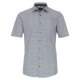 VENTI Herren Businesshemd Kurzarm Kent Modern-Fit Blau gemustert