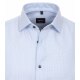 VENTI Herren Businesshemd Kurzarm Kent Modern-Fit Hellblau Struktur
