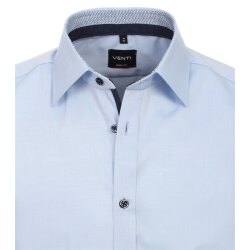 VENTI Herren Businesshemd Kurzarm Kent Body-Fit Hellblau