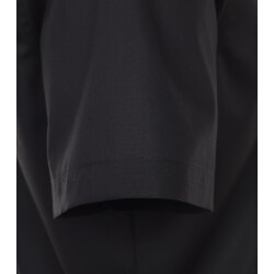 VENTI Herren Businesshemd Kurzarm Kent Body-Fit Schwarz