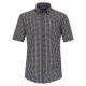 CASAMODA Herren Freizeithemd Kurzarm Button-Down Casual-Fit Blau kariert