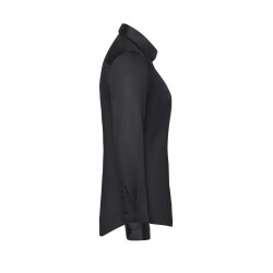 KARLOWSKY Damen Bluse ACTIVE-STRETCH Langarm Kent Slim Schwarz