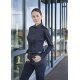 KARLOWSKY Damen Bluse ACTIVE-STRETCH Langarm Kent Slim Schwarz