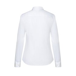 KARLOWSKY Damen Bluse ACTIVE-STRETCH Langarm Modern-Fit Weiß