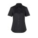 KARLOWSKY Damen Bluse ACTIVE-STRETCH Kurzarm Modern-Fit Schwarz