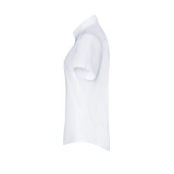 KARLOWSKY Damen Bluse ACTIVE-STRETCH Kurzarm Modern-Fit Weiß