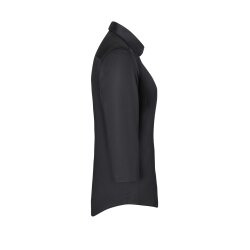 KARLOWSKY Damen Bluse ACTIVE-STRETCH 3/4-Arm Slim-Fit Schwarz