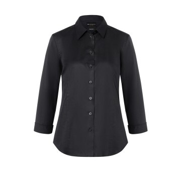 KARLOWSKY Damen Bluse ACTIVE-STRETCH 3/4-Arm  Modern-Fit Schwarz