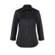 KARLOWSKY Damen Bluse ACTIVE-STRETCH 3/4-Arm  Modern-Fit Schwarz