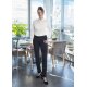 KARLOWSKY Damen Servicehose BASIC Modern-Fit Polyester Schwarz