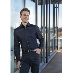 KARLOWSKY Herren Hemd ACTIVE-STRETCH Langarm Slim-Fit...