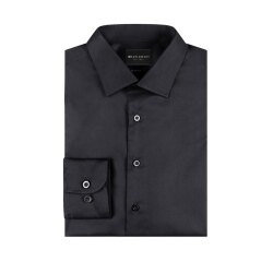 KARLOWSKY Herren Hemd ACTIVE-STRETCH Langarm Slim-Fit Schwarz
