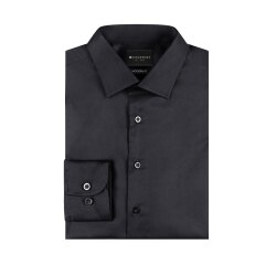 KARLOWSKY Herren Hemd ACTIVE-STRETCH Langarm Modern-Fit Schwarz