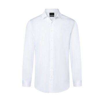 KARLOWSKY Herren Hemd ACTIVE-STRETCH Langarm Modern-Fit Weiß
