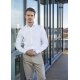 KARLOWSKY Herren Hemd ACTIVE-STRETCH Langarm Modern-Fit Weiß