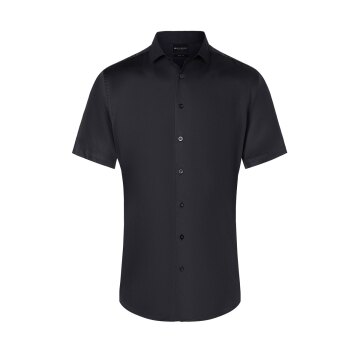 KARLOWSKY Herren Hemd ACTIVE-STRETCH Kurzarm Slim-Fit Schwarz