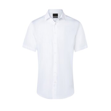 KARLOWSKY Herren Hemd ACTIVE-STRETCH Kurzarm Kent Slim-Fit Weiß