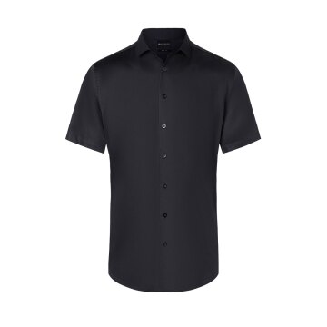 KARLOWSKY Herren Hemd ACTIVE-STRETCH Kurzarm Modern-Fit Schwarz