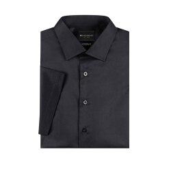 KARLOWSKY Herren Hemd ACTIVE-STRETCH Kurzarm Modern-Fit Schwarz
