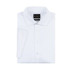KARLOWSKY Herren Hemd ACTIVE-STRETCH Kurzarm Modern-Fit Weiß