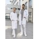 KARLOWSKY Damen Arzt-&Labormantel MODERN-SHAPE Twill Weiß