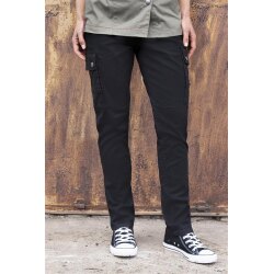 KARLOWSKY Damen Cargohose ROCK-CHEF®-Stage2 Regular Schwarz