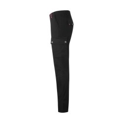 KARLOWSKY Herren Cargohose ROCK-CHEF®-Stage2 Regular Schwarz
