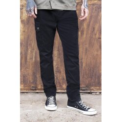 KARLOWSKY Herren Cargohose ROCK-CHEF®-Stage2 Regular Schwarz