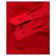 Größe 37 Venti Hemd Rot Uni Langarm Slim Fit Tailliert Kentkragen 100% Baumwolle Popeline Bügelfrei