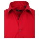 Größe 40 Venti Hemd Rot Uni Langarm Slim Fit Tailliert Kentkragen 100% Baumwolle Popeline Bügelfrei