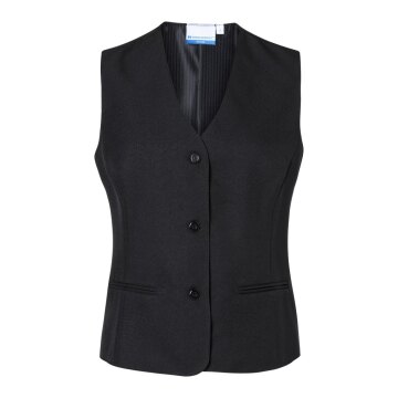 KARLOWSKY Damen Serviceweste BASIC V-Ausschnitt Schwarz L