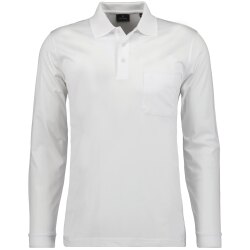 RAGMAN Herren Poloshirt Langarm Polokragen Baumwollmix...