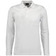 RAGMAN Herren Poloshirt Langarm Polokragen Baumwollmix Weiß
