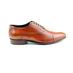 PRIME SHOES FLEX-Line Cliff Busines-Schnürschuh Sacchetto flexible Ledersohle Kalbsleder Braun Crust Cuoio 6