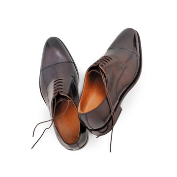 Prime Shoes BERGAMO Herren Schnürschuh aus reinem Kalbsleder Rahmengenäht Cap Toe Ledersohle Dunkelbraun Box Calf Espresso EU39/UK6-EU50/UK14 11