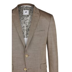 Atelier-Torino MIX&MATCH Herren Anzug-Sakko Drop8 Hellbraun meliert