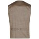 Atelier-Torino MIX&MATCH Herren Anzug-Weste Revers Drop8 Hellbraun meliert