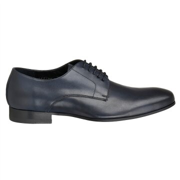 Wilvorst SCHUHE Herren Schnürschuh Glattleder Mitternachtsblau 44