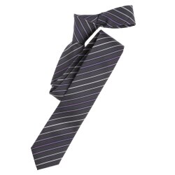 VENTI Herren Business-Krawatte 6cm Seide Struktur Lila...